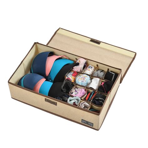 Yellow Weaves Polyester Undergarments Organizer For Women | Clothes ...