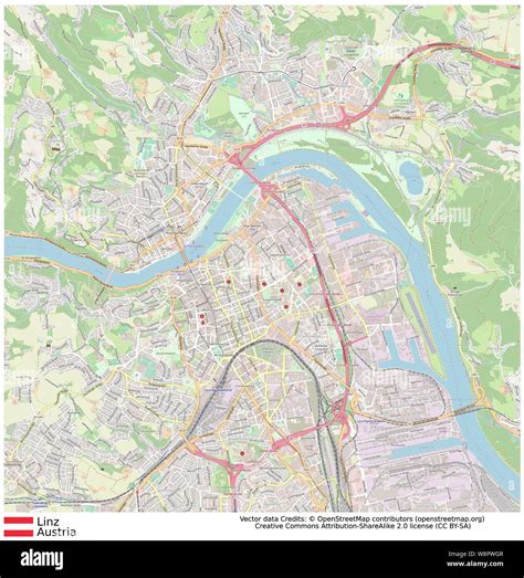 Austria map linz Stock Vector Images - Alamy
