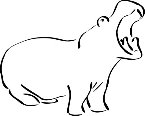 clip art hippo - Clip Art Library