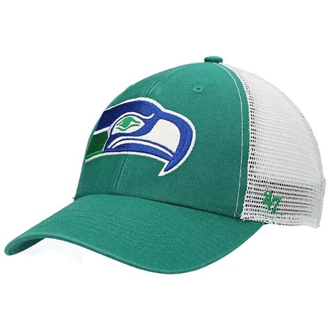 Men's '47 Kelly Green/Natural Seattle Seahawks Flagship MVP Snapback Hat