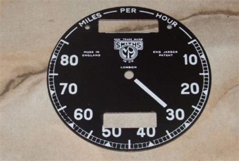 Speedo Face Plastic Smiths 10-80 mpH | BRITISH Only Austria ...