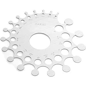 Euro Tool Gemologist Diamond Sizing Carat Gauge Tool : Amazon.in: Home ...