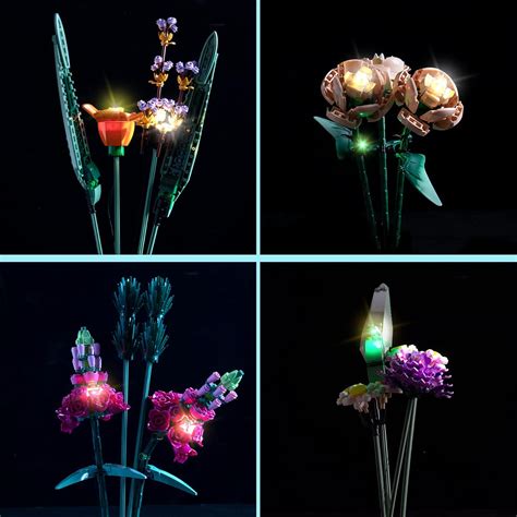 Buy VONADO LED Light Set for Lego Flower Bouquet 10280 Building Kit ...