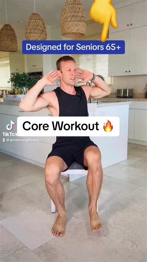 Chair Core Exercise Over 50 的图像结果