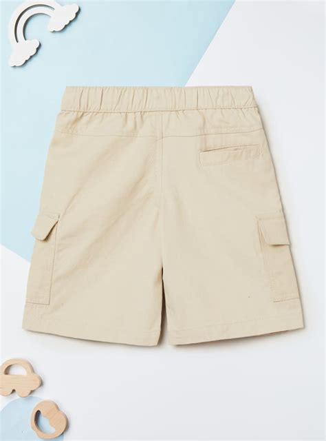 Buy Boys Solid Cargo Shorts Online at just Rs. 599.0 - 1000015052486 ...