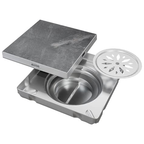 ALTON ALD1011, SS-304 Grade, 5x5 INCH, Tile Insert Bathroom Grating ...