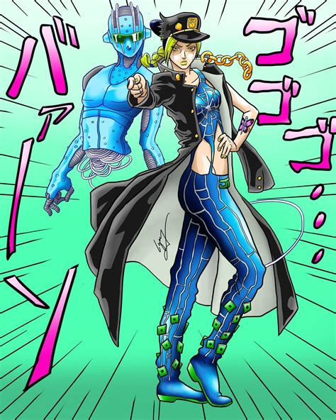 Jolyne Kujo E Jotaro at Mandy Mason blog