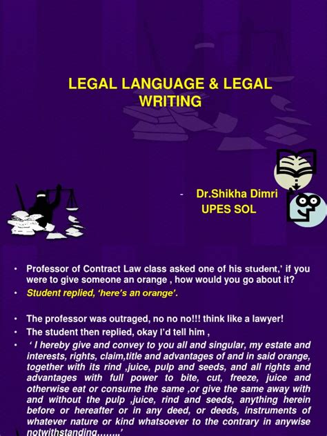 Image result for Legal Language Sample