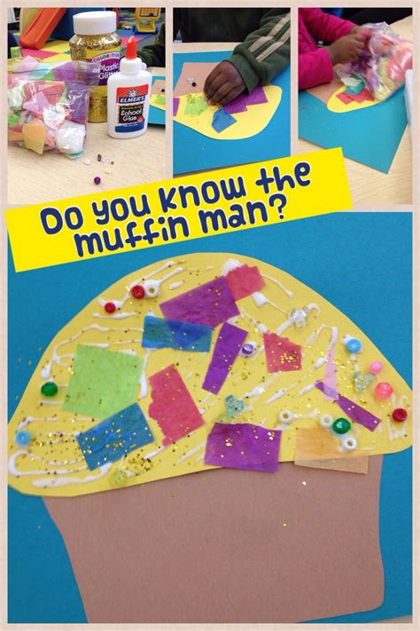 We decorated a paper muffin for our nursery rhyme theme. Do you know ...