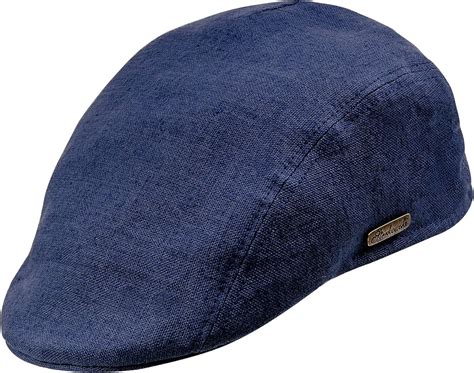 Buy Sterkowski Gecko Cap | 100% Linen Flat Cap for Men | Breathable ...