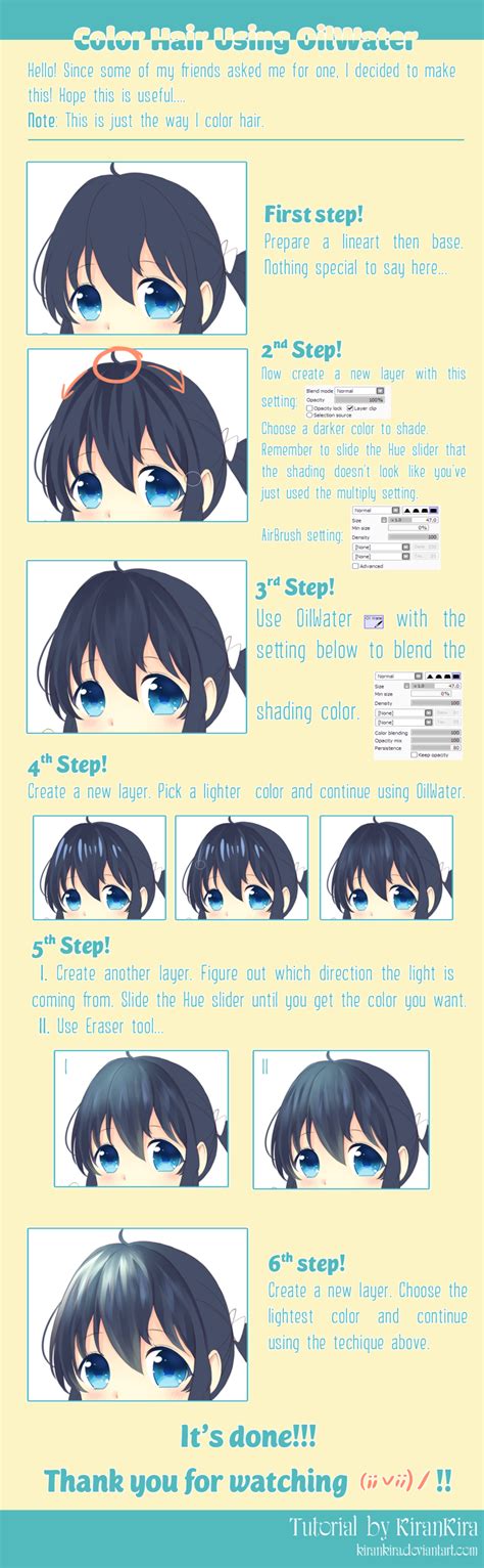 Image result for Anime Hair Coloring Tutorial