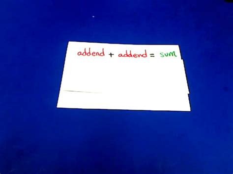 Image result for Addition Terminology