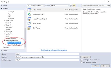 Image result for Setup Project