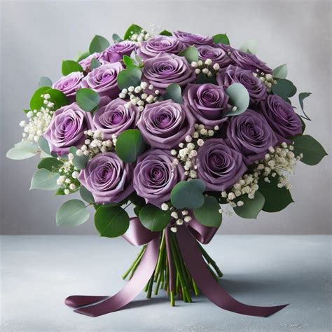 Dozen Purple Roses Bouquet Step-by-Step Guide » Belconi.com.my