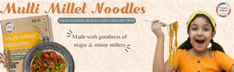 Organic Wisdom - Back to Roots Multi Millet Noodles | 384 gm (Contains ...