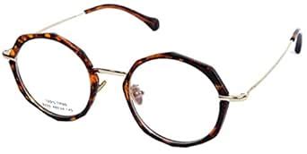 Buy Eshima Full Rim Round Unisex Spectacle Frame (Brown) at Amazon.in