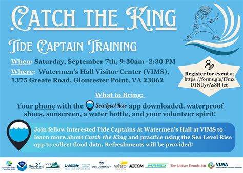 Catch the King: Tide Captain Training - York River Roundtable