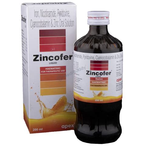 Zincofer Liquid: Price, Uses, Side Effects & How to Use - MediBuddy