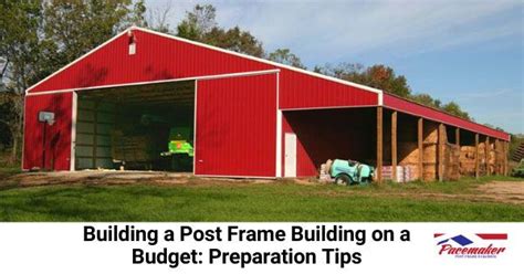 How to Build a Post Frame Building 的图像结果