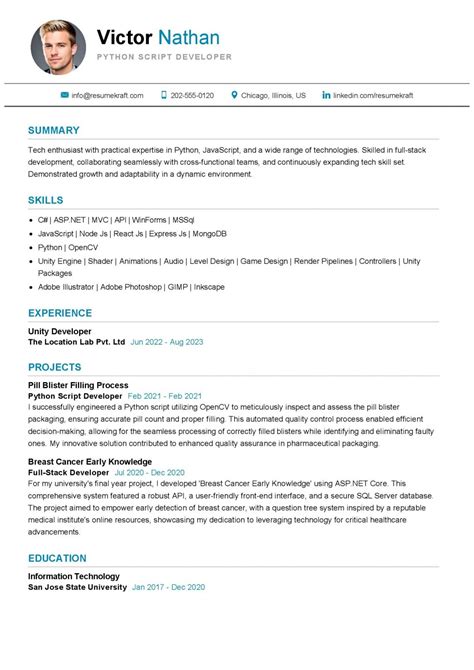 Image result for Shells Script Resume Free