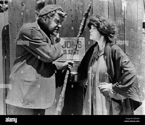 Gibson Gowland, ZaSu Pitts, on-set of the Silent Film, "Greed", 1924 ...