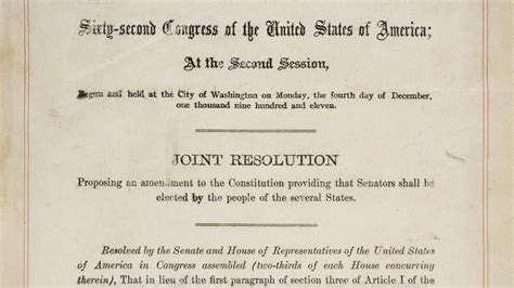 Image result for 17th Amendment Explained