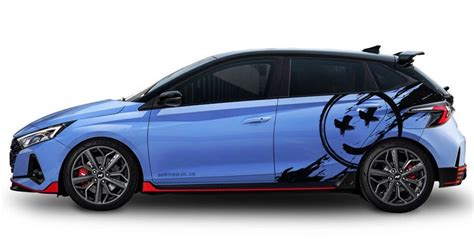 Smile Car Graphic for Hatchbacks - Side Graphics | Motorik Detailing