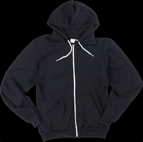 Download Black Zip Up Hoodie Isolated | Wallpapers.com