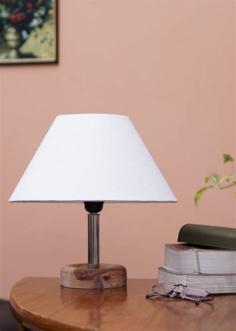 Get Edra Table Lamp with Textured White Empire Shade at ₹ 1790 | LBB Shop