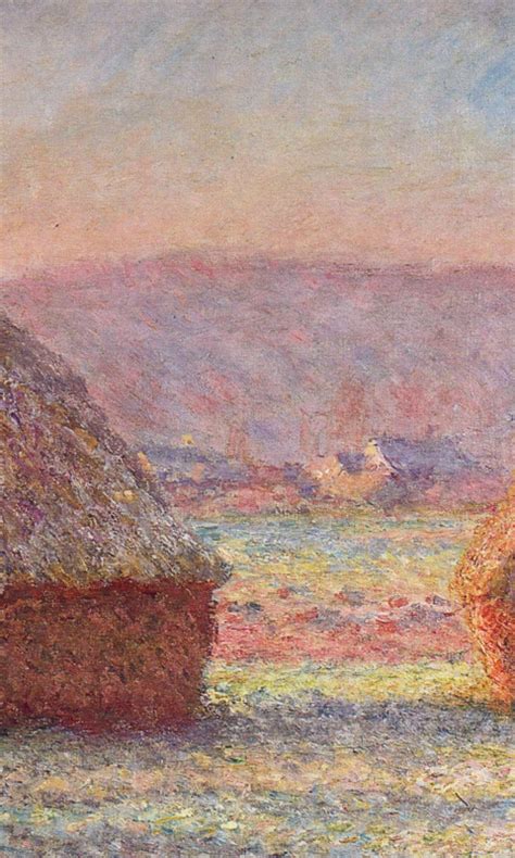 Download wallpaper landscape, picture, Claude Monet, Stack. Frost. Dawn ...