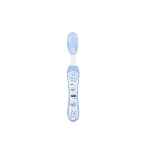 Buy Chicco First Milk Teeth Toothbrush 6-36m Blue · World Wide
