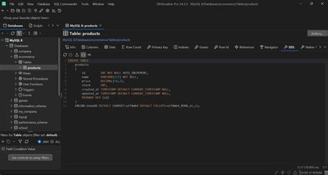 Create Table in SQL Plus 的图像结果
