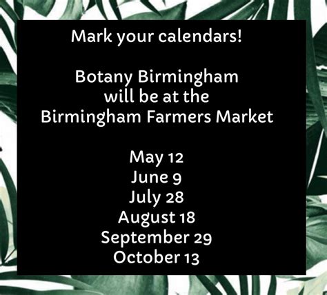 Farmers Market Schedule in 2024 | Botany Birmingham, MI