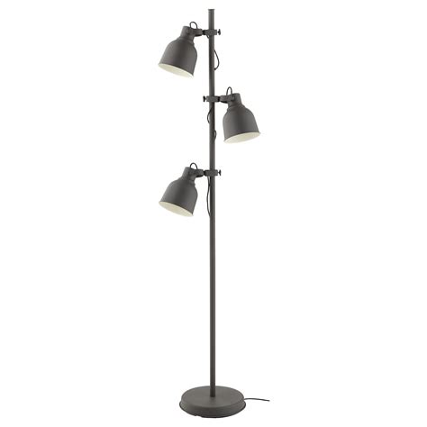 HEKTAR dark grey, 3 spot floor lamp - IKEA UK