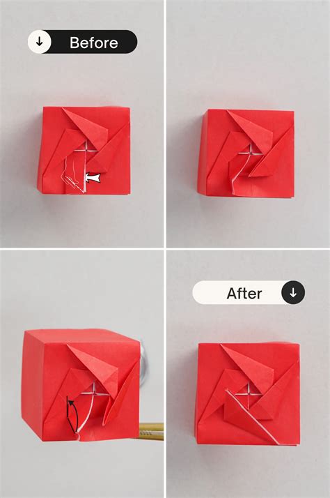 Image result for Origami Rose Box Tutorial