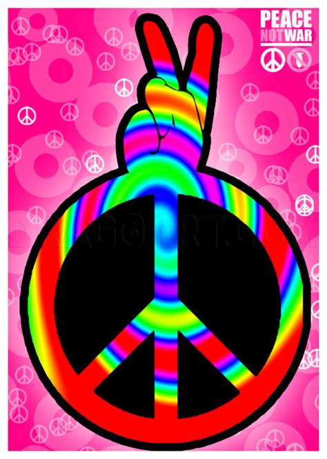 Image result for Peace Sign Drawing Tutorial