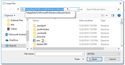 Image result for Add Recent File