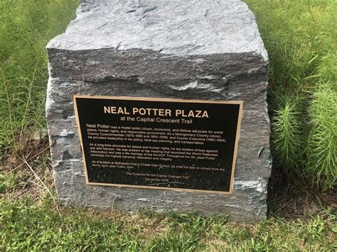Neal Potter Plaza Historical Marker