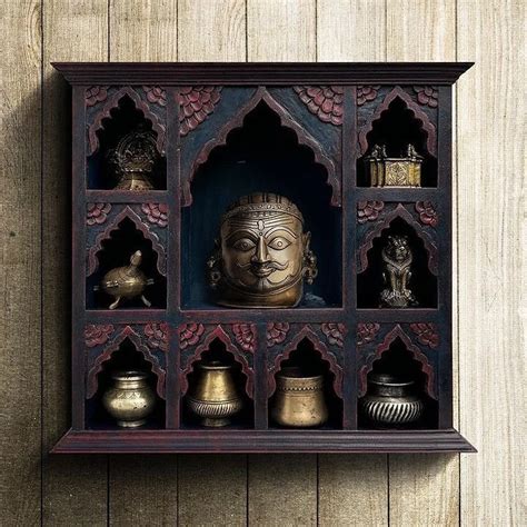 Timeless Elegance Antique Wall Decor Cabinet | Jharokha Design Mango ...