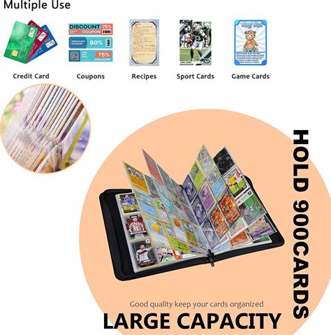 Buy Yomuse Baseball Card Binder 9-Pocket Card Holder Binder for Pokemon ...