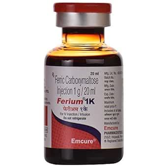 Ferium 1K - Bottle of 20 ml Injection : Amazon.in: Health & Personal Care