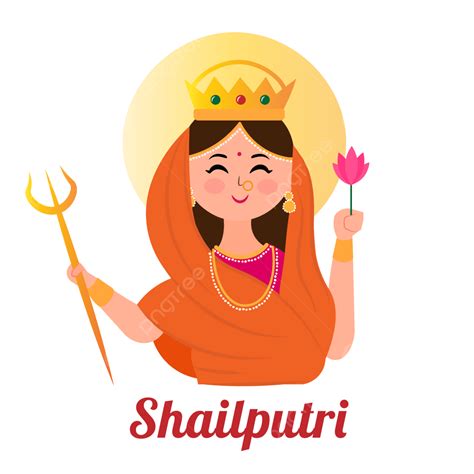 Shailputri Ji Goddess Durga Navratri Forms Of Mata Cute Devi ...