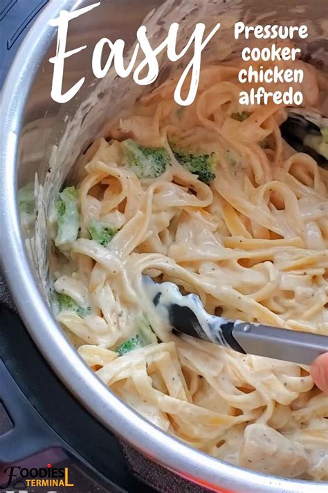 Instant pot chicken fettuccine alfredo with broccoli – Artofit