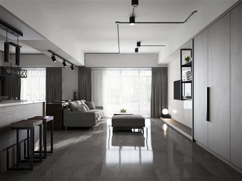 极简北欧 - 北欧风格一室两厅装修效果图 - JIN设计效果图 - 每平每屋·设计家