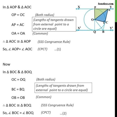 In the given figure, XY and X Y are two parallel tangents to a circle ...
