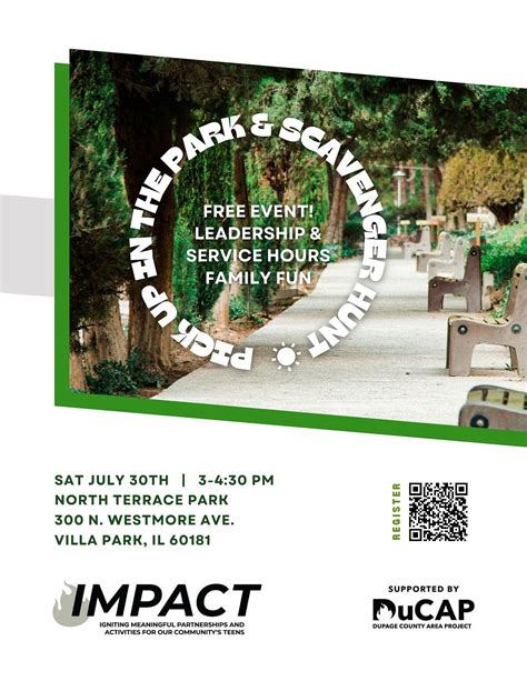 Villa Park FREE- Pick Up in the Park & Family Scavenger Hunt, North ...