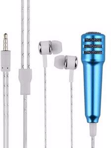 MJ Hub Mini Microphone HIFI Sound Quality Handheld Mic 3.5mm Stereo ...