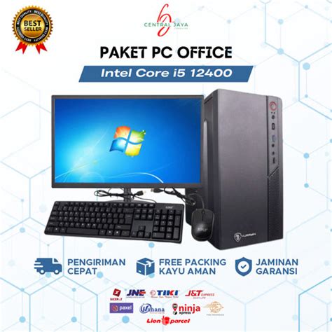Jual paket pc rakitan fullset core i5 12400 ram ddr4 16gb hdd ssd ...