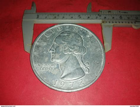 Colecciones - RARE QUARTER DOLLARD LIBERTY 1972 GRANDE MEDAILLE USA ETATS UNIS UNITED STATES OF ...