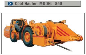 Coal Hauler 850 - Eimco Elecon (India) LimitedEimco Elecon (India) Limited